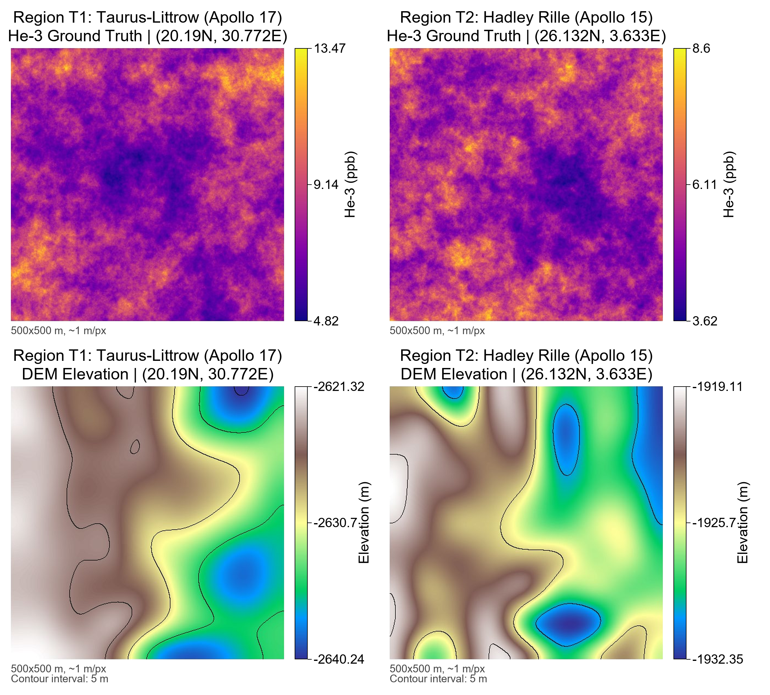 He3-Seeker Benchmark Maps